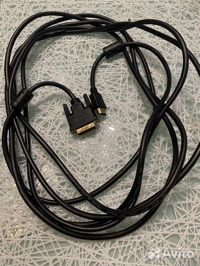 Кабель для компьютера Кабель hdmi to DVI-D TV-COM