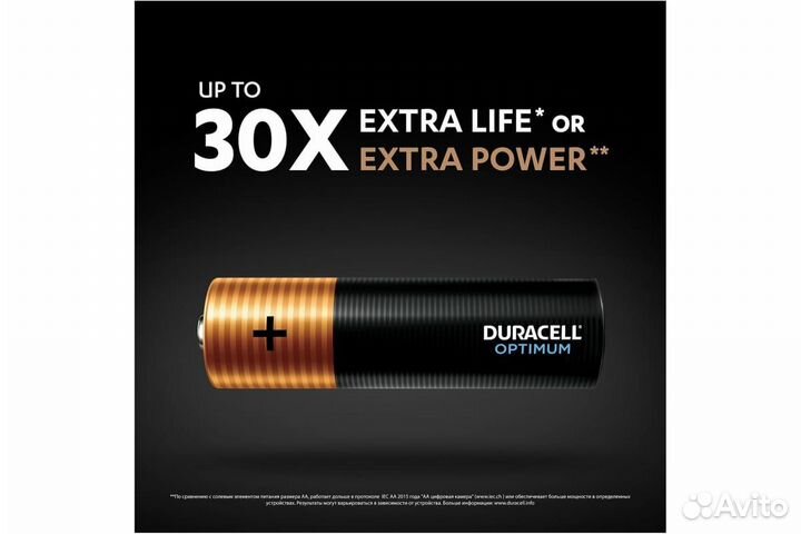 Батарейки Duracell Optimum аa/LR6 MX1500