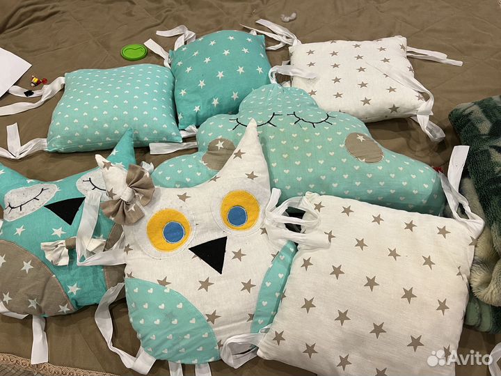 Подушки в детскую кроватку