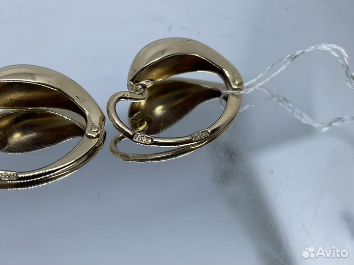 Золотые серьги СССР