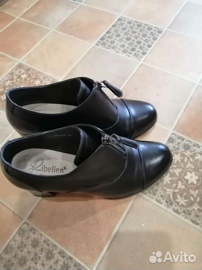 Ботильоны кожаные 37 размер