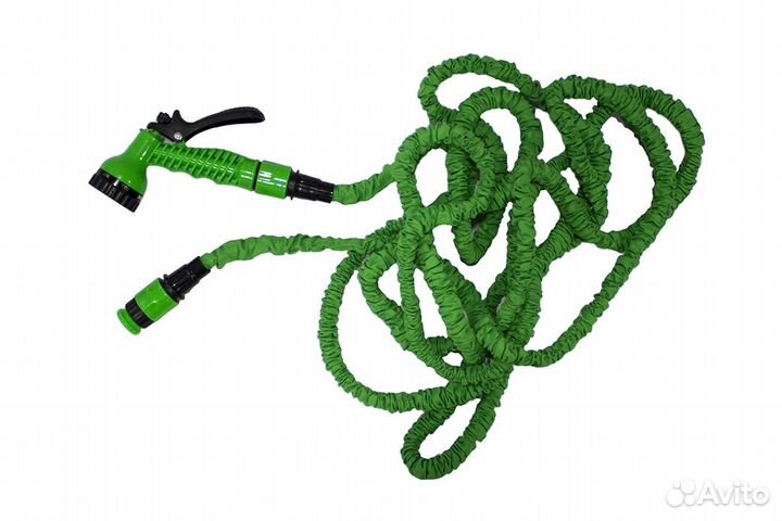 Шланг садовый с пистолетом распылителем (иск.латек