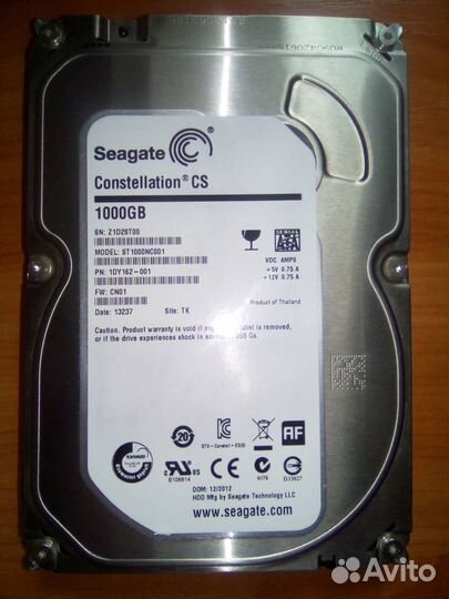 1000 гиг Seagate в отл. сост, 3 SATA, для комп-ра
