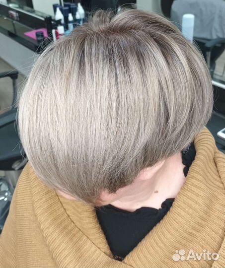 Стрижка и окрашивание волос