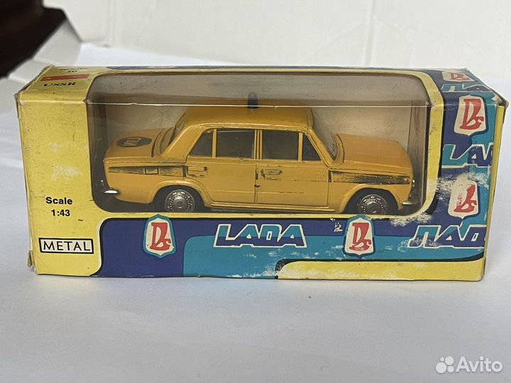 Модель 1/43 СССР Ваз 2101,гаи(капля),80г,без ми