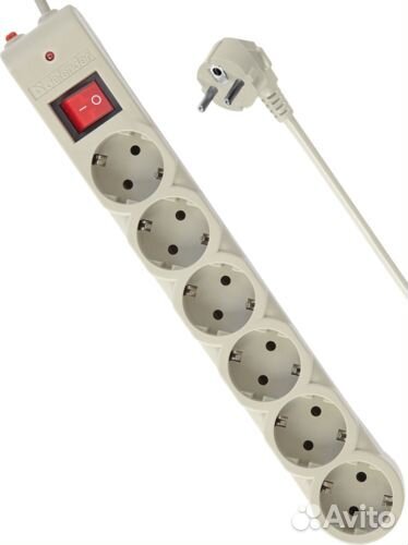 Сетевой фильтр Defender DFS 603 (6 розеток, 5 м.)