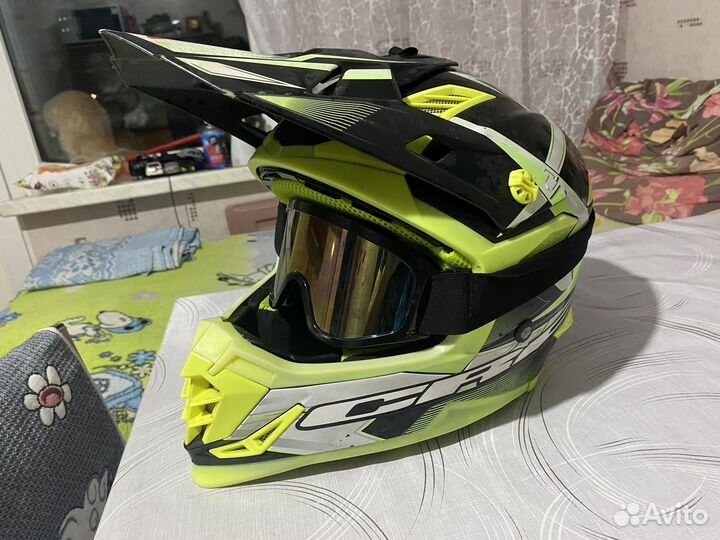 Мотошлем кроссовый