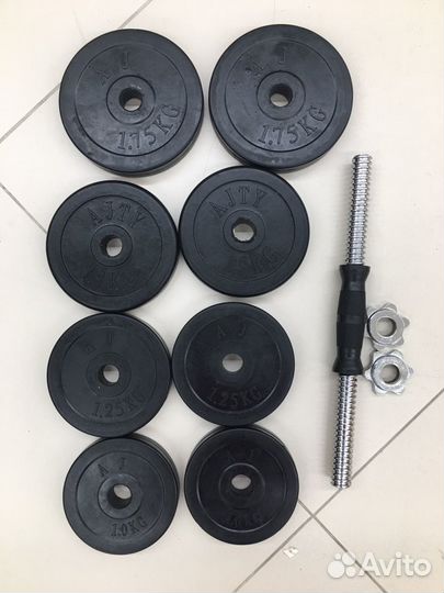 Гантели новые 25 кг разборные