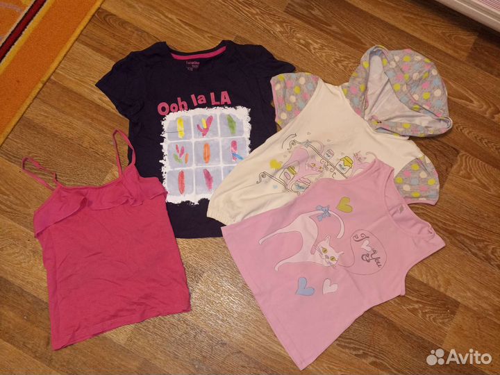 Вещи пакетом на девочку рост 122