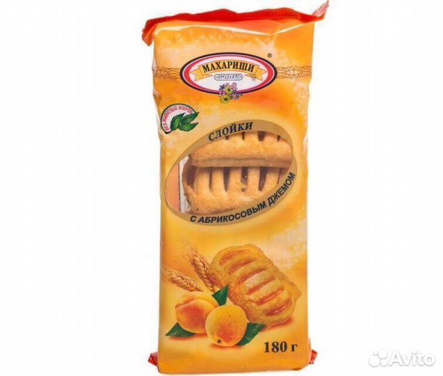 Слойки с Абрикосовым джемом 180 г