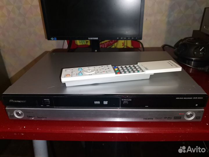 Рекордер двд\хдд pioneer dvr-555h