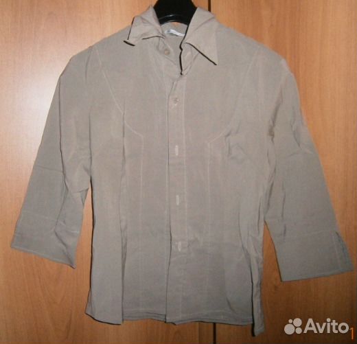 Рубашка серая