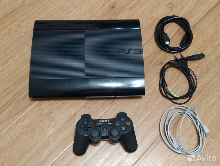 Sony PS3 Super Slim 500GB(Прошита) +50 Игр