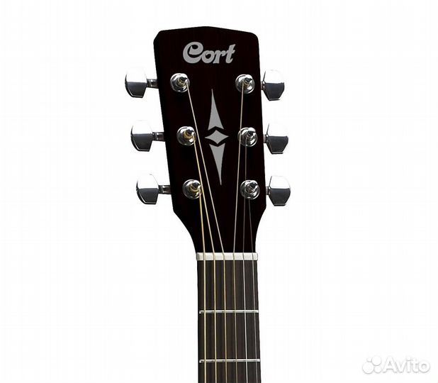 Электроакустическая гитара Cort AF510E-BKS