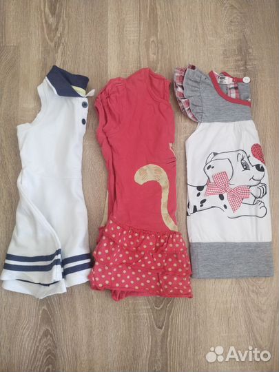 Фирменная одежда пакетом для девочки 92 98