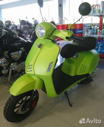 Скутер City PG (Евро дизайн) зеленый