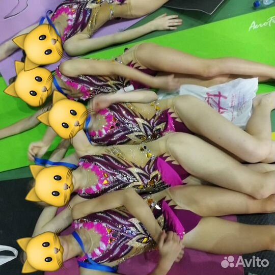 Купальники групповые для художественной гимнастики