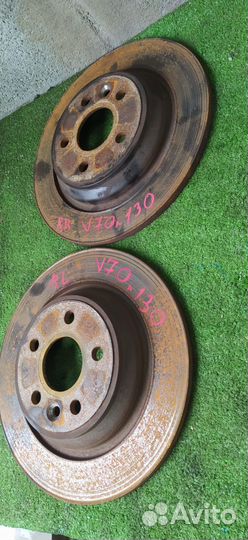 Диск тормозной пара задний Volvo V70 B4204T7 2011