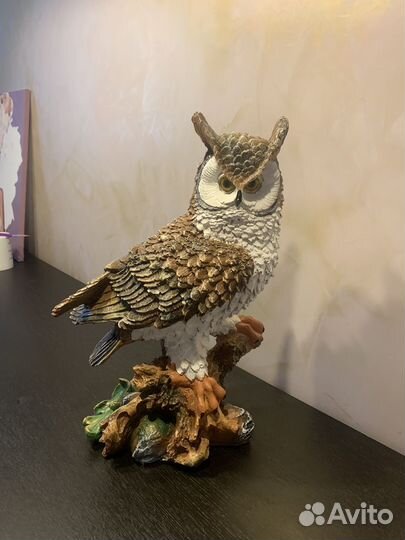 Сова статуэтка из полистоуна