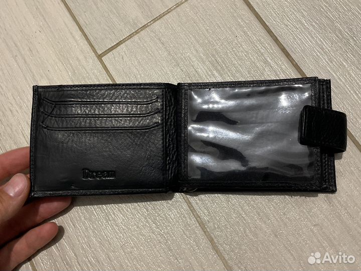 Кошелек мужской кожаный