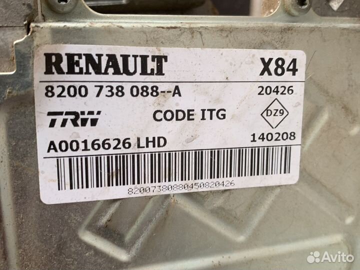 Рено меган 2 электроуселитель руля