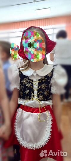 Карнавальный Костюм Красная шапочка