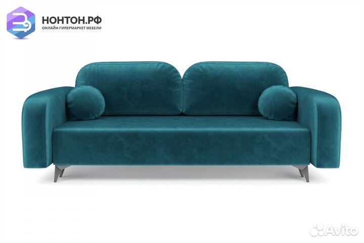 Диван тик-так Цюрих сине-зеленый