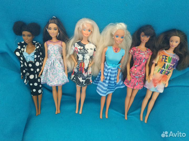 Брюки топы платья комплекты одежда барби