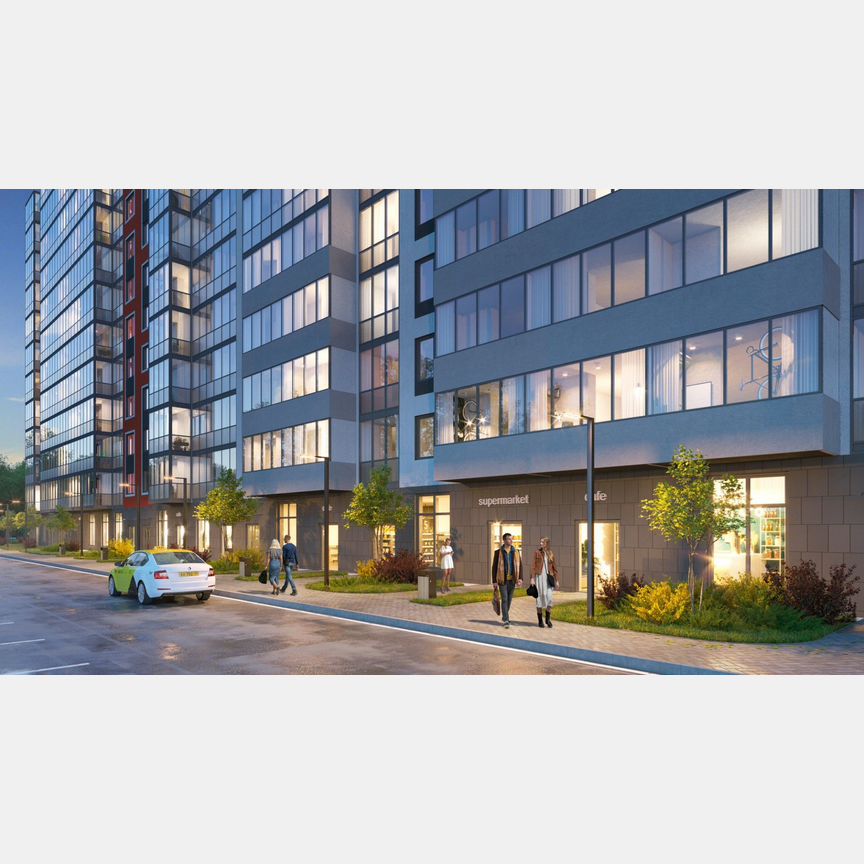 Квартира-студия, 28,6 м², 1/12 эт.
