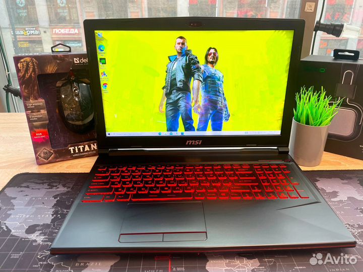 Ноутбук MSI GeForce GTX 1050