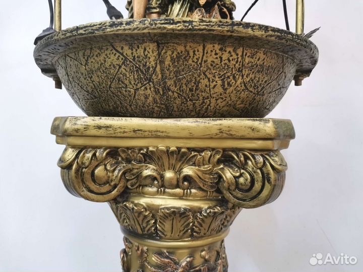 Светильник Фонтан Декоративный Пластик Железо