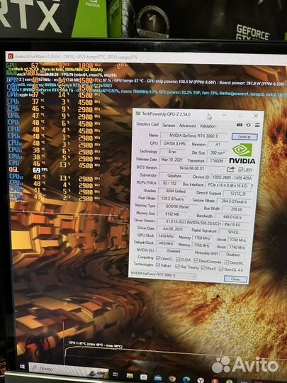 Gigabyte rtx 3060ti Gaming OC LHR