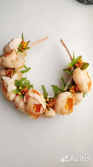 Ободок для волос ручной работы