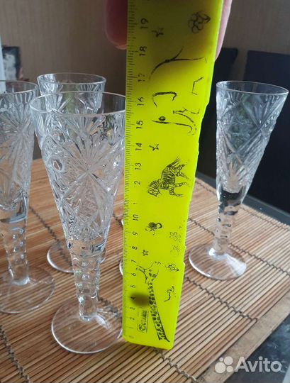 Хрустальные рюмки СССР