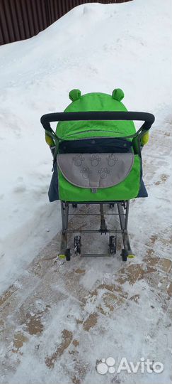 Санки коляска ника детям 7