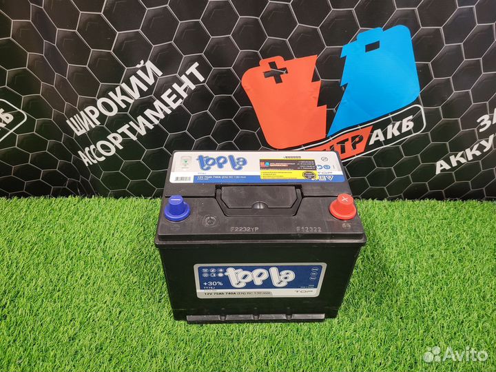 Аккумулятор topla TOP 75 Ah о.п