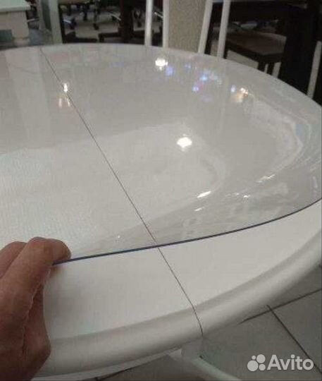 Силиконовая скатерть-Гибкое стекло.Клеенка прозрач