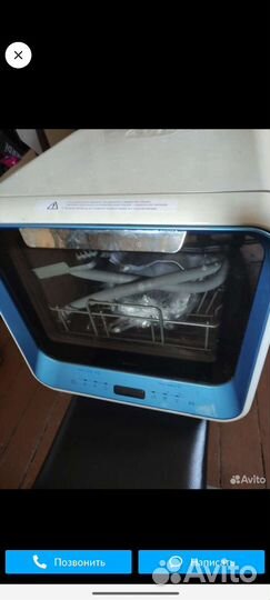 Компактная настольная посудомоечная машинка