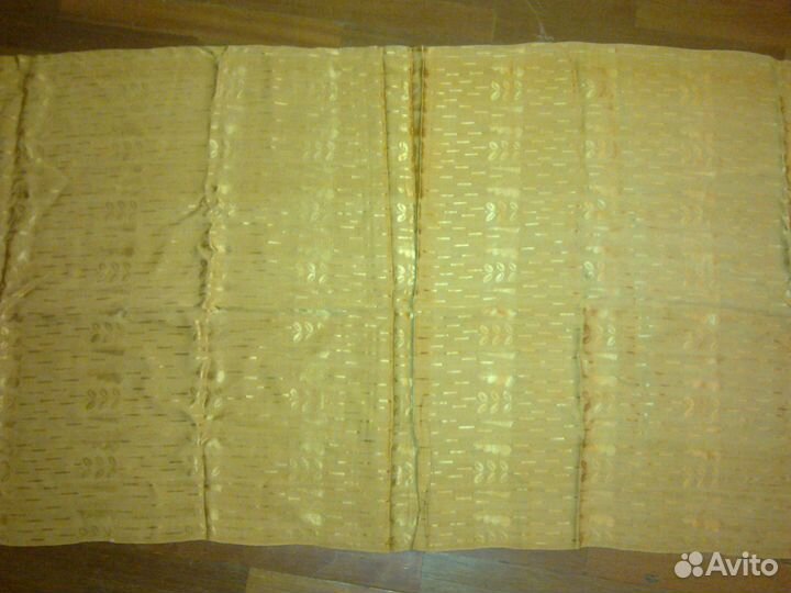 Шторы. Цвет: тёмное золото