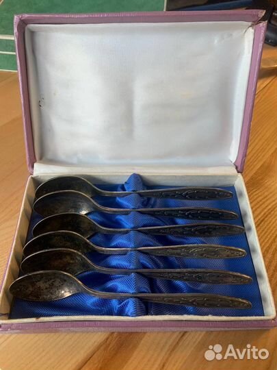 Набор столовых приборов мельхиор СССР