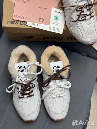 Кроссовки зимние New Balance x Miu Miu 530 SL