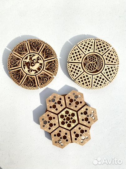 Подставка под горячее из кедра