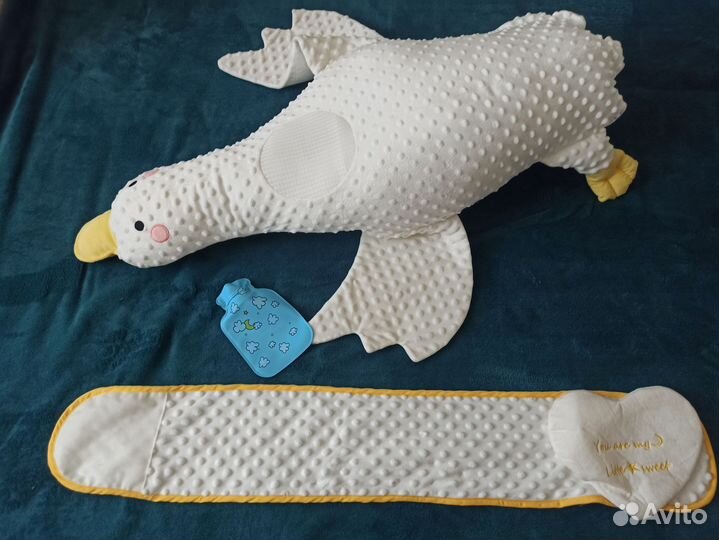 Мягкая игрушка гусь, помогает при коликах
