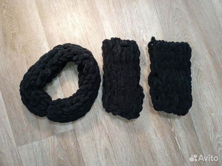 Митенки и повязка