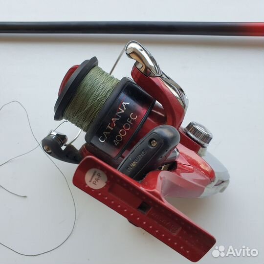 Удочка с катушкой шимано катано