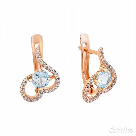 Серьги золотые