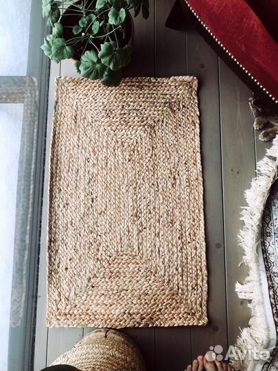 Коврик джутовый