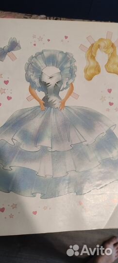 Барби 90х вырезная кукла