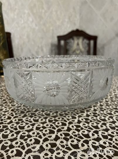 Ваза хрусталь