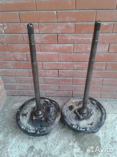 Задний мост по з/ч Mitsubishi L 200 2007-2015